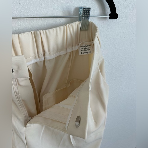 Cream tailored dress pants - Picture 6 of 7